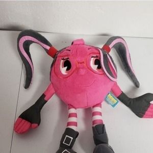 Pac man cylindrical plush